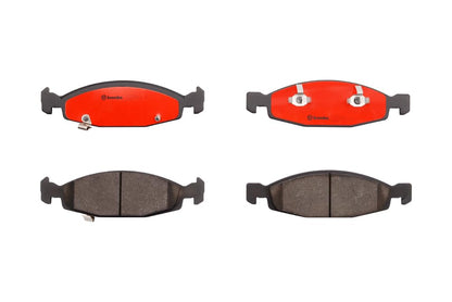 BREMBO P37005N Brembo P37005N Premium Ceramic Front Disc Brake Pad Set JEEP OE# 05018592AA