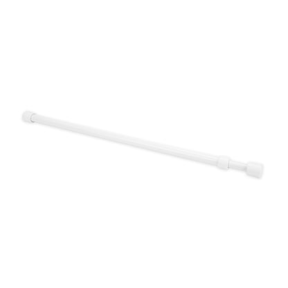 CAMCO 44053 Camco 44053 28" RV Refrigerator Bar - Holds Food and Drinks in Place During Travel - Prevents Messy Spills - Spring Loaded and Extends Between 16" and 28" - 3 Pack - White (44074)