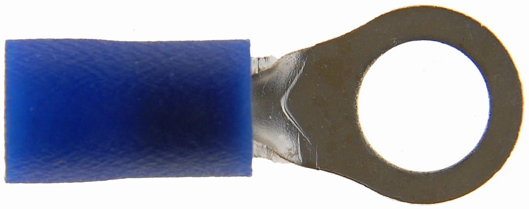 DORMAN 85408 Dorman 85408 16-14 Gauge Ring Terminal, No. 10, Blue, 18 Pack Universal Fit