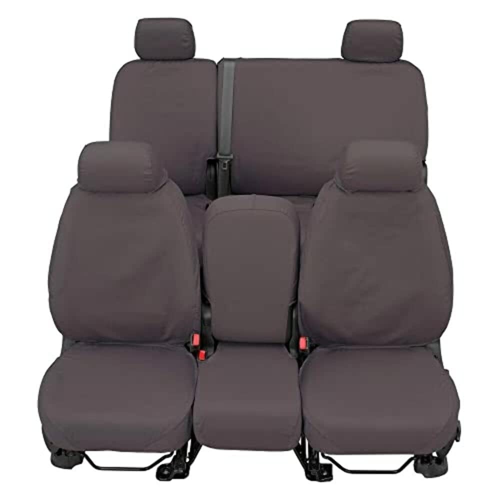 COVERCRAFT SS8396PCGY Covercraft SS8396PCGY SeatSaver Second Row Custom Fit Seat Cover for Select Ram Pickup Models - Polycotton (Grey)
