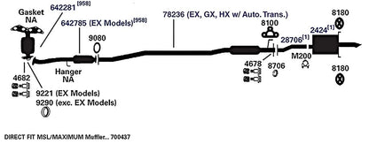 AP EXHAUST 642785 Ap Exhaust 642785 DIRECT FIT CATALYTIC CONVERTER