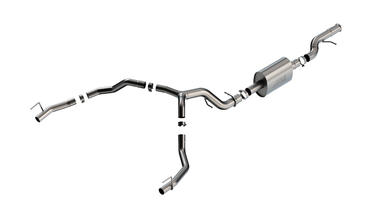 Borla 140890 Borla 21-22 Cadillac Escalade 6.2L V8 2/4WD 4DR S-Type Cat-Back Exhaust w/ Factory Bezel Tips