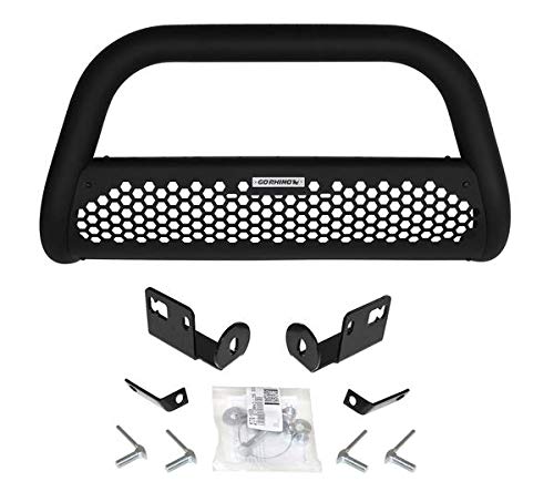 GO RHINO 55264T Go Rhino RC2 Grille Guard & Mounting Brackets Kit – Mild Steel, Textured Black – 55264T – Fits 2009 - 2018 Ram/Dodge Ram 1500 (See description)