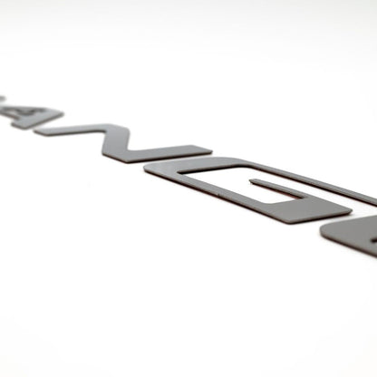 Putco 55563FD Putco Ford Ranger Tailgate Lettering Kit - Stainless Steel - Cut Lettering - Fits Ford Ranger 2024-2027