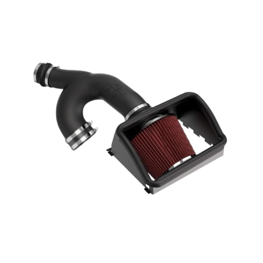 K&N FILTER 63-2592 K&N Cold Air Intake System: High-Flow Air Filter, Increase Performance & Towing: Compatible with 2015-2016 FORD: F150, 63-2592