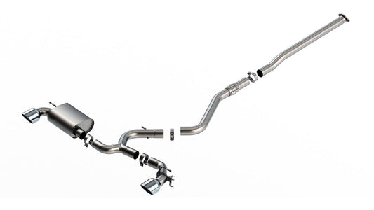 BORLA 140926 Borla 140926 - ATAK™ 304 SS Cat-Back Exhaust System with Split Rear Exit