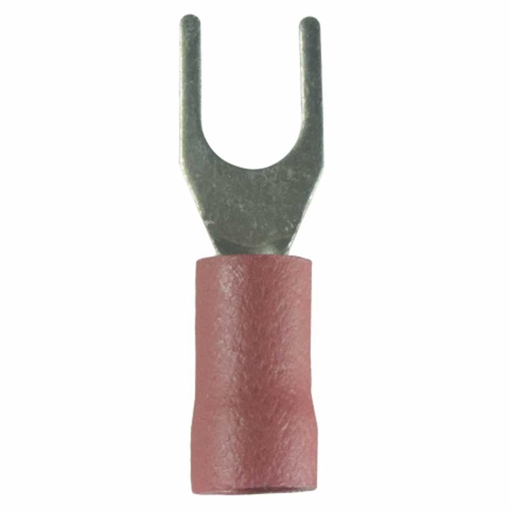 WIRTHCO 80838 Battery Doctor WirthCo 80838 Vinyl Fork Spade Terminal Connector, 22-18 AWG, #8 Stud, 600V, 25 Pack