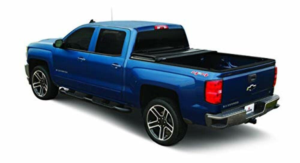 LEER 630300 LEER Latitude | Fits 2019-2026 GM Chevy Silverado/GMC Sierra with 5.8 FT Bed w/o Multi Pro Tailgate | Easy Install, Soft Tri-Fold Truck Bed Tonneau Cover (w/o Multi-Pro Tailgate)