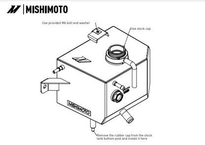 MISHIMOTO MMRT-RGR-19P Mishimoto Aluminum Expansion Tank, Fits 2019+ Ford Ranger, Natural