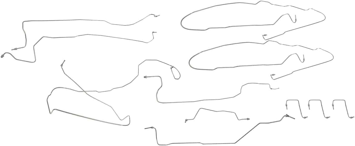 DORMAN 919-150 Dorman 919-150 Stainless Steel Brake Line Kit Compatible with Select Cadillac/Chevrolet/GMC Models (OE FIX)