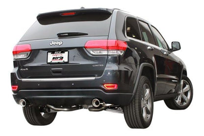 BORLA 140406 BORLA 140406 Cat-Back System for 2011-2021 Jeep Grand Cherokee Sub Models Limited/Overland/Trailhawk 5.7L V8 Auto. Trans. 2 & 4WD 4 Door With "Under Bumper" Tip Exit. EXC. With Reusable Factory Tips