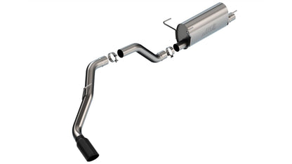 BORLA 140851BC BORLA 140851BC Cat-Back Performance Exhaust System for 2019 Ram 2500 V8 & Ram 3500 6.4L V8 T-304 Stainlesss Steel S-Type Sound Single Right Rear Exit Single 5" Black Chrome Tip