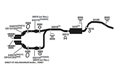AP Exhaust 54195 Tail Pipe