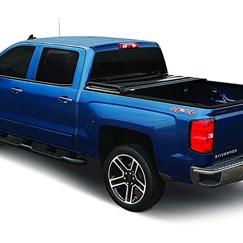 LEER 630301 LEER Latitude | Fits 2019-2025 GM Chevy Silverado/GMC Sierra with 6.6 FT Bed w/o Multi Pro Tailgate | Easy Install, Soft Tri-Fold Truck Bed Tonneau Cover (w/o Multi-Pro Tailgate)