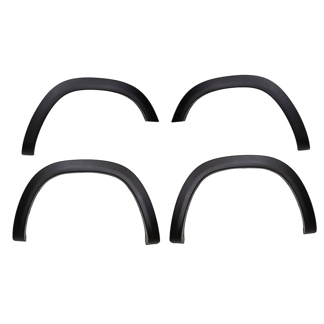 TRAILFX TFD3005OE TrailFX Fender Flares for Ram 1500 2019-2024 OE Style Black Smooth Paintable Polypropylene, Set of 4 with Stainless Steel Hardware TrailFX TFD3005OE