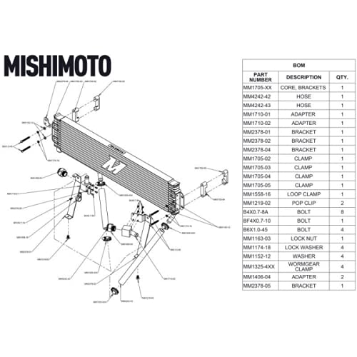 MISHIMOTO MMTC-DMAX-17SL Mishimoto MMTC-DMAX-17SL Transmission Cooler, Compatible With Chevrolet/GMC 6.6L Duramax (L5P) 2017-2019