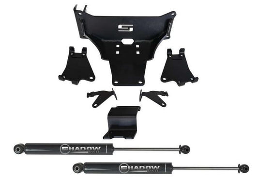 SUPERLIFT 92741 RealTruck SUPERLIFT SUSPENSION Dual Steering Stabilizer Kit for Ford F-250/F-350 | Shadow Series Cylinders | 92741 | Fits 2005-2022 Ford F-250 / F-350 with No Lift to Any Lift Height