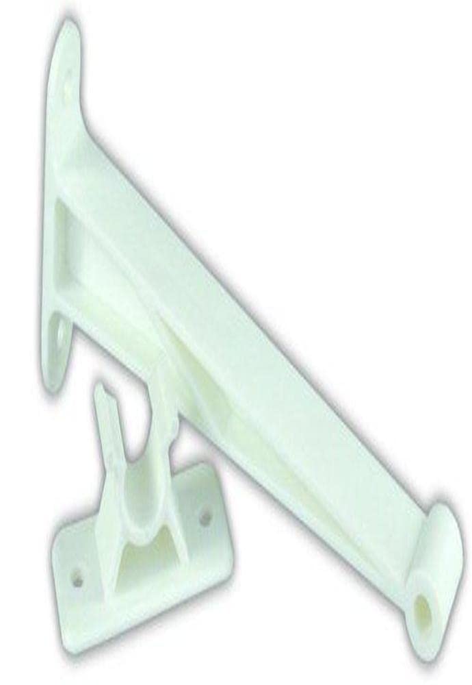 JR PRODUCTS 10374 JR Products 10374 5-1/2 inch PW Plastic C-Clip Style Door Holder
