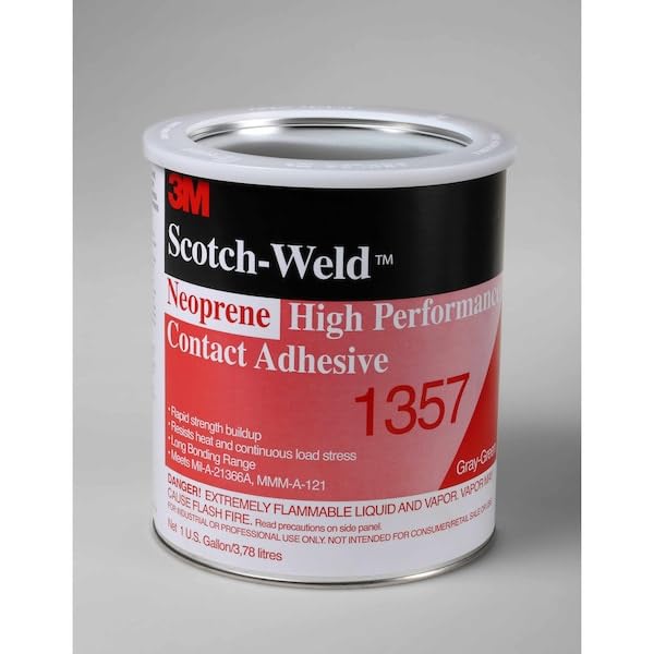 3M 20272 3M Neoprene Contact Adhesive 10, Light Yellow, 1 Quart Can