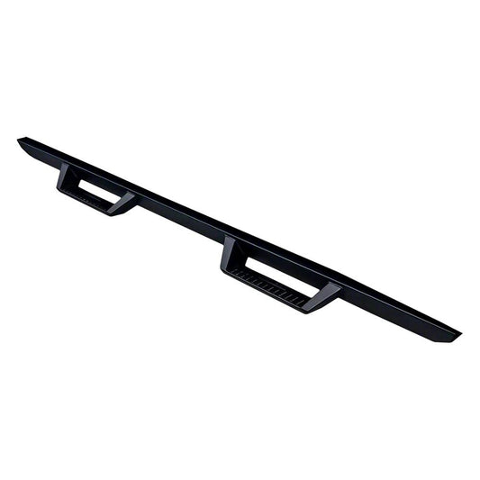 TRAILFX DHS005B TrailFX Drop Hoop Nerf Bars with Drop Down Steps for Chevrolet Silverado 1500 Double Cab 2020-2025 Matte Black Powder Coated Steel Rocker Panel Mount TrailFX DHS005B