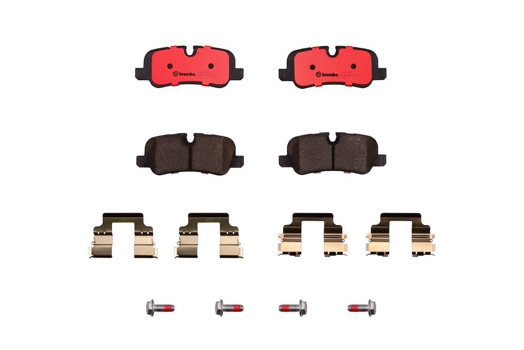 BREMBO P44019N Brembo P44019N Premium Ceramic Rear Disc Brake Pad Set LAND ROVER OE# LR015519
