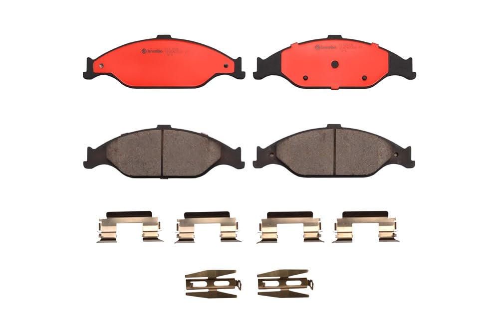 BREMBO P24082N Brembo P24082N Premium Ceramic Front Disc Brake Pad Set FORD USA OE# XR3Z2001AA