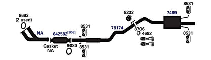 AP EXHAUST 642582 Ap Exhaust 642582 DIRECT FIT CATALYTIC CONVERTER
