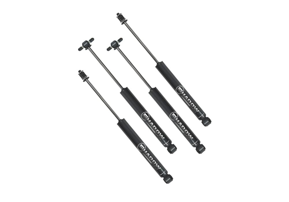 SUPERLIFT 84016 RealTruck SUPERLIFT SUSPENSION Lift Kit Shock Box for Jeep Wrangler JK | Front & Rear Shadow Series Shocks | 84016 | Fits 2007-2018 Jeep Wrangler JK 2 Door & 4 Door with 2.5-4" Lift