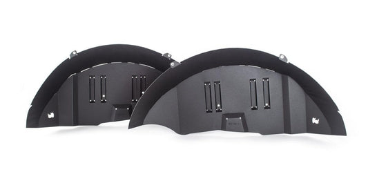 GO RHINO 702012T Go Rhino! Inner Fender Liners Inner Fender Liners | Aluminum, Textured Black | 702012T | Fits 2018-2024 Jeep Wrangler JL/JLU Excludes Diesel Motors