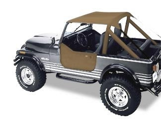 BESTOP 52508-04 Bestop Traditional Bikini Tan 5250804 for Jeep CJ7/CJ8/YJ 1976-1991