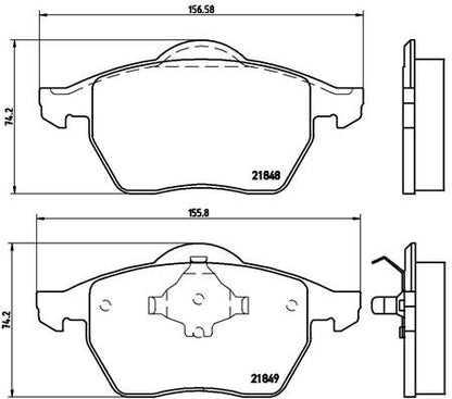 BREMBO P85039 Brembo P85039 BRAKE PAD SET