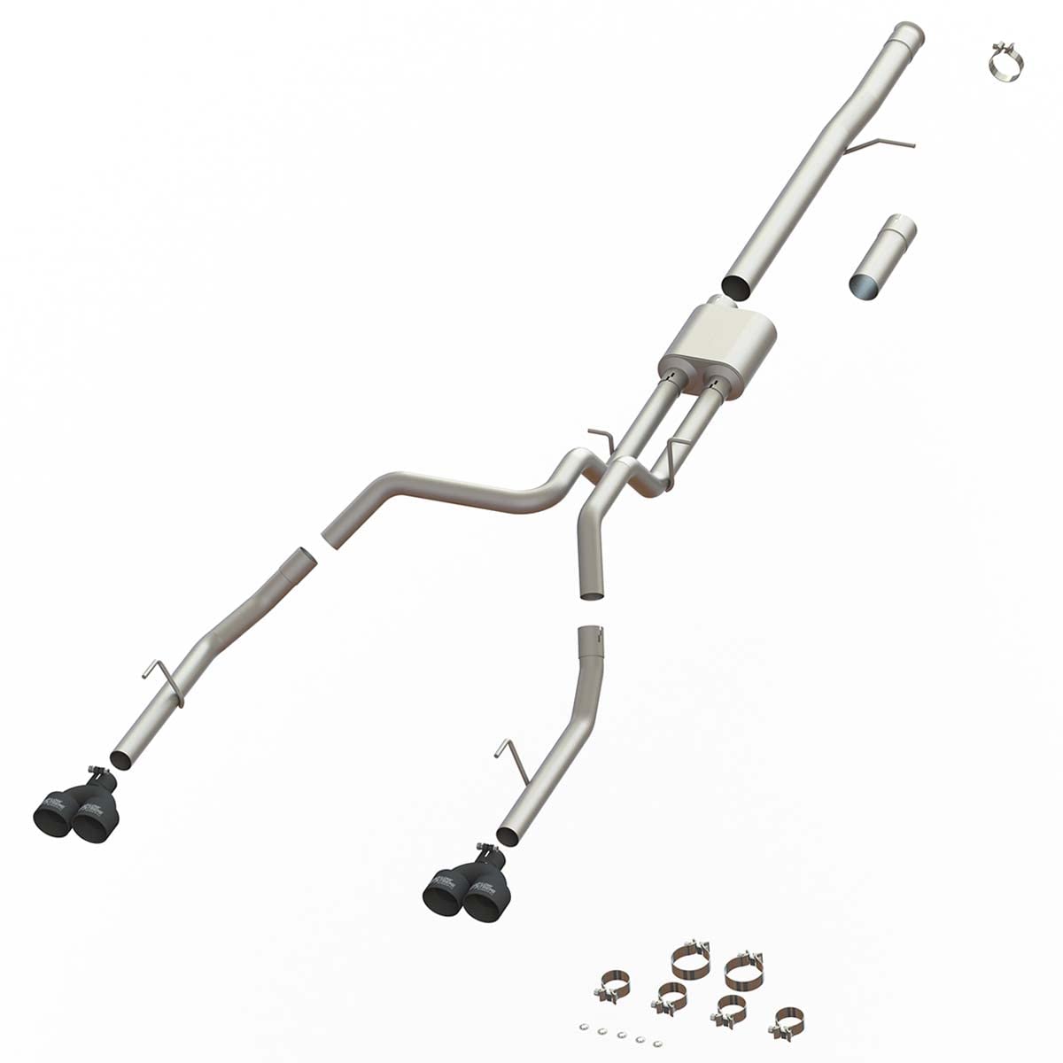 SPEEDFX 50102 MaxFlow Xtreme Cat Back Performance Exhaust System Silverado/Sierra 1500 2019, New Model & 2020-2021