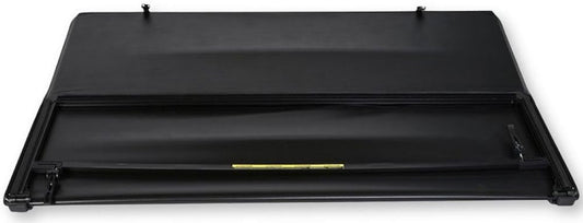 TRAILFX TFX1117 TrailFX Soft Tri-Fold Tonneau Cover Fits Chevrolet Silverado 1500 8 ft Bed 2019-2025 Lockable Using Tailgate Handle 3 Panels and 2 Folds Black Vinyl with Aluminum Rails TrailFX TFX1117