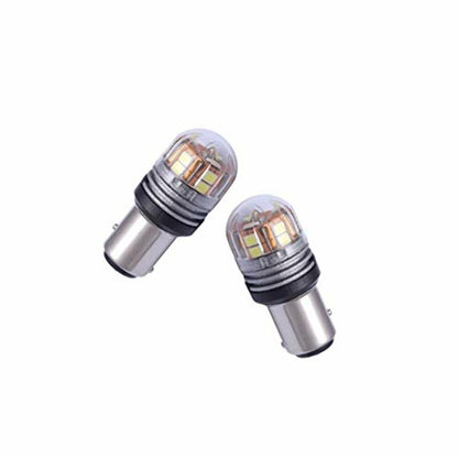 PUTCO HC1157R Putco HC1157R Universal LumaCore 1157 Red - PAIR (x3 Strobe with Bright Stop)
