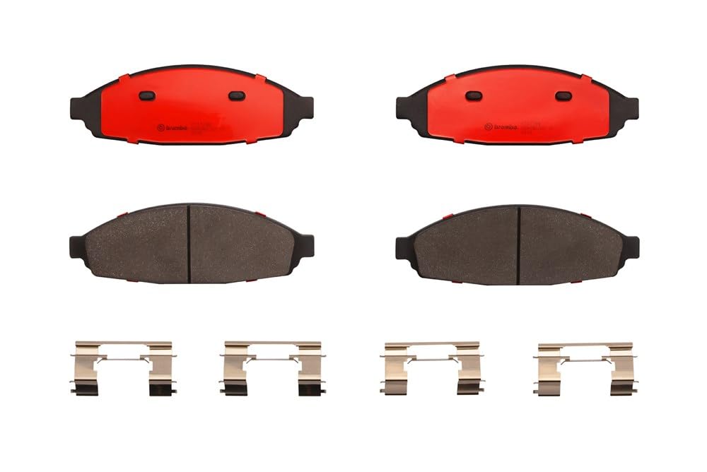 BREMBO P24128N Brembo P24128N Premium Ceramic Front Disc Brake Pad Set FORD USA/LINCOLN OE# 6W1Z2001A