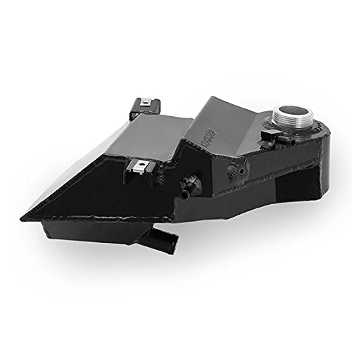 MISHIMOTO MMRT-F2D-03BK Mishimoto MMRT-F2D-03BK Aluminum Degas Reservoir Tank Fits Ford 6.0 Powerstroke 2003-2007 Black