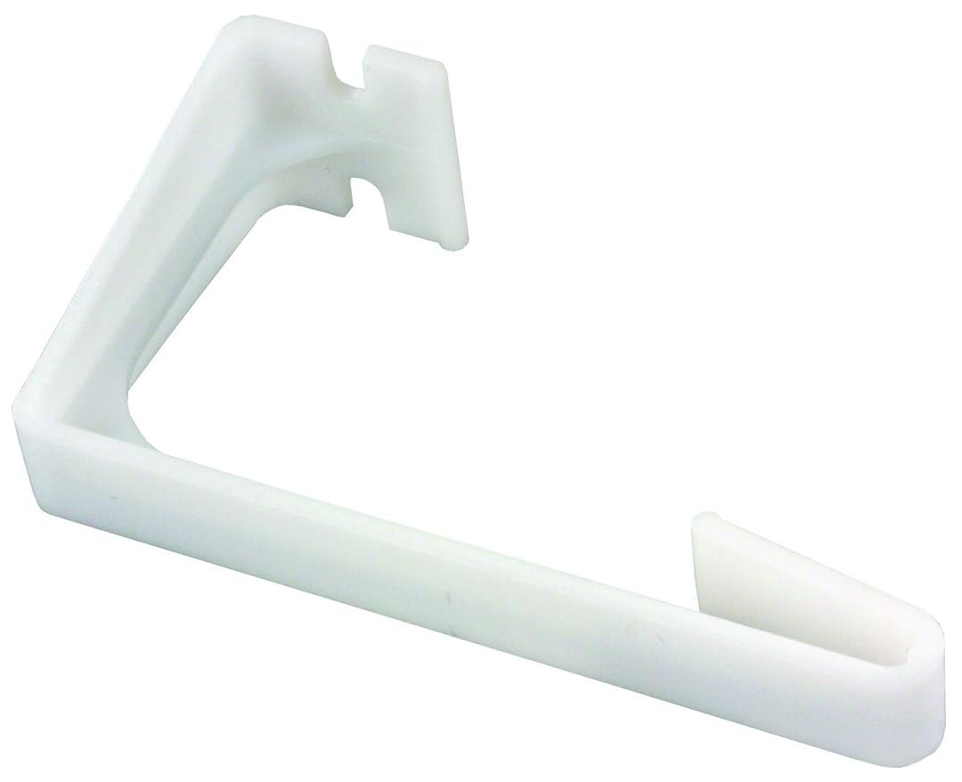 JR PRODUCTS 81485 JR Products 81485 Side Curtain Retainer , White
