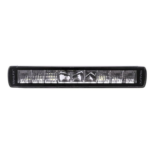 TRAILFX 10SRBKCM TrailFX 10SRBKCM Light Bar 10 Inch Single Row LED 45W Combo Spot and Flood Lights 3780 Raw Lumens Black Aluminum Housing IP67 with Brackets and Installation Hardware