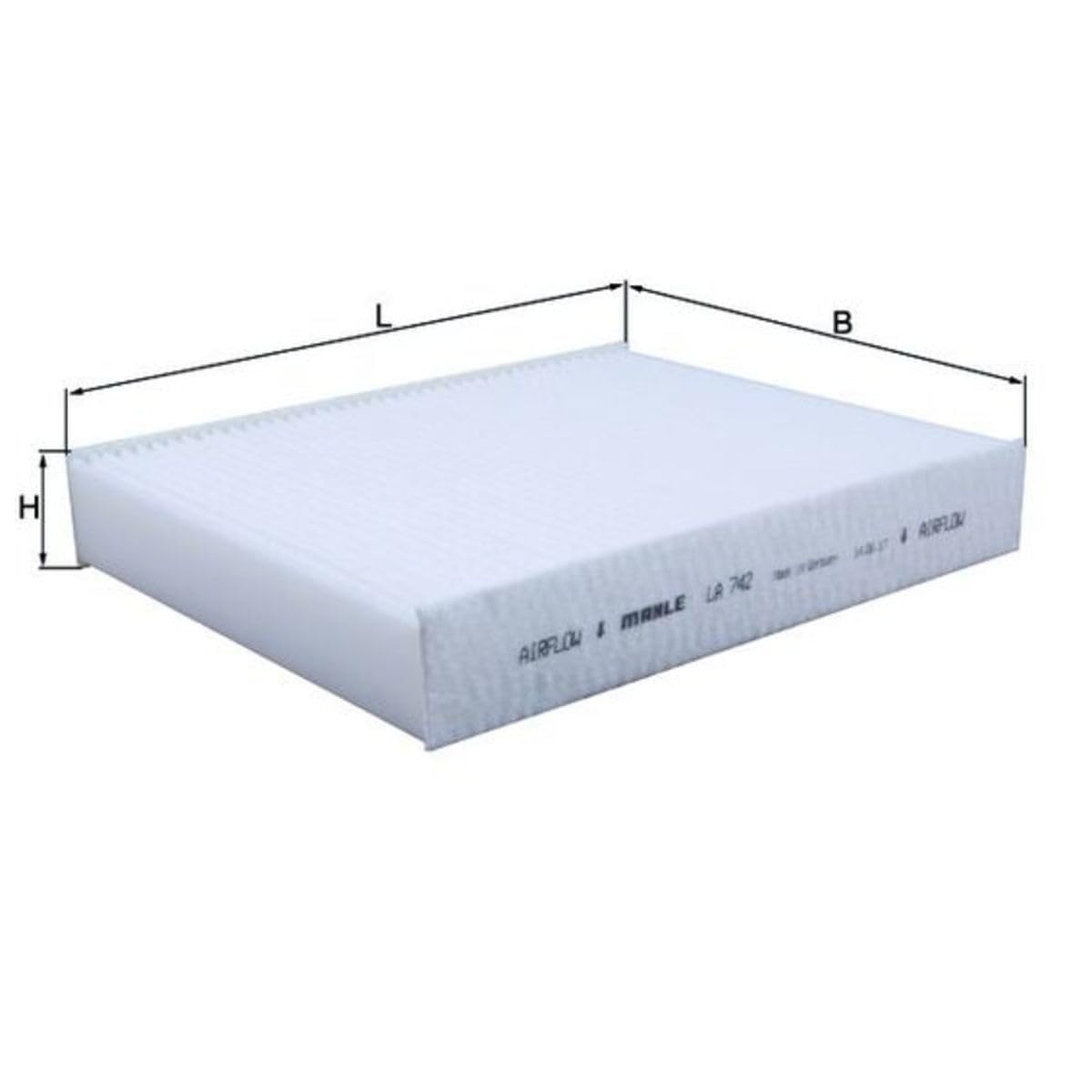 MAHLE LX1140 MAHLE Original LA 742 Cabin Air Filter