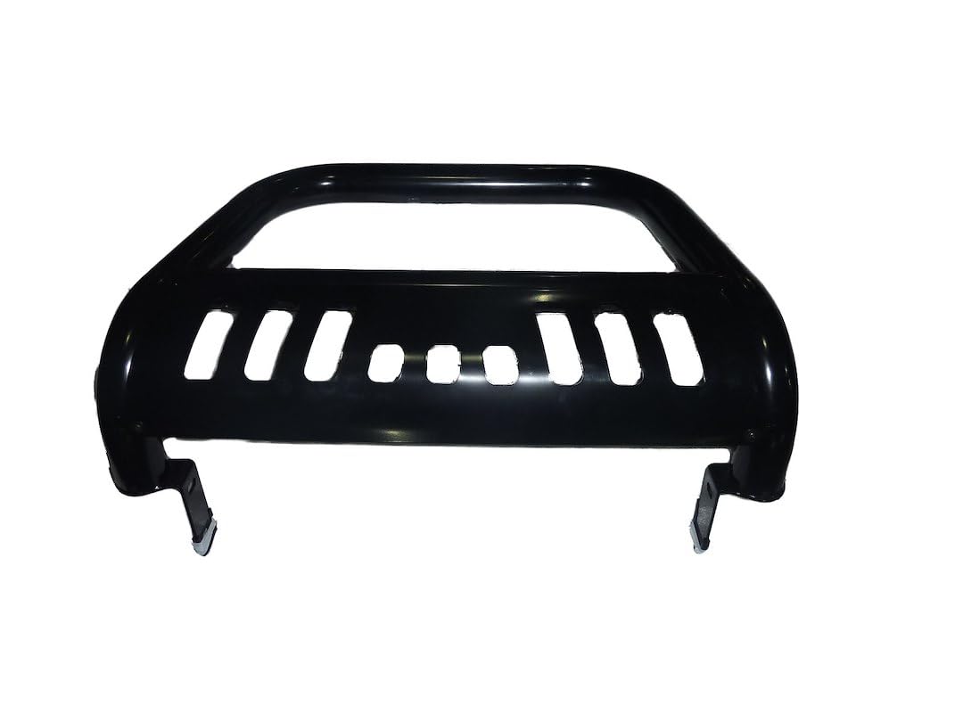 TRAILFX B0036B TrailFX Bull Bar with Skid Plate Fits Chevrolet Silverado 1500 2020-2025 Black Powder Coated Steel 3 Inch Diameter Bolt-On Holes for Optional Lighting TrailFX B0036B