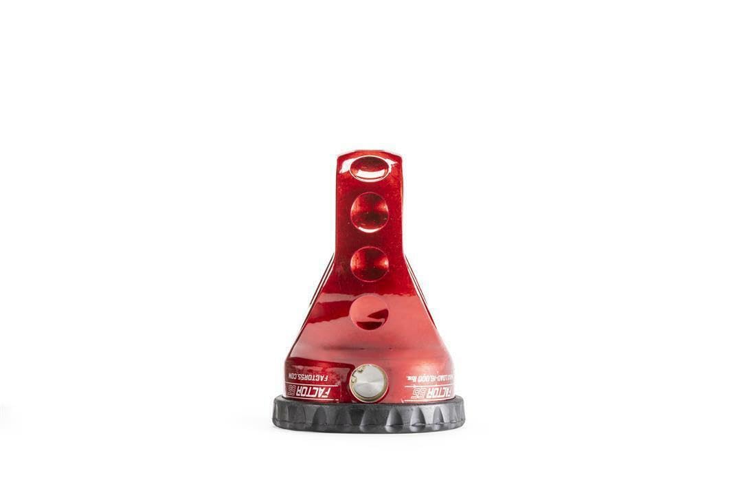 FACTOR 55 00310-01 Factor 55 Prolink E Titanium Double Shear Pin, Designed for Steel Cables and Synthetic Winch Ropes up to 3/8" Diameter - Red