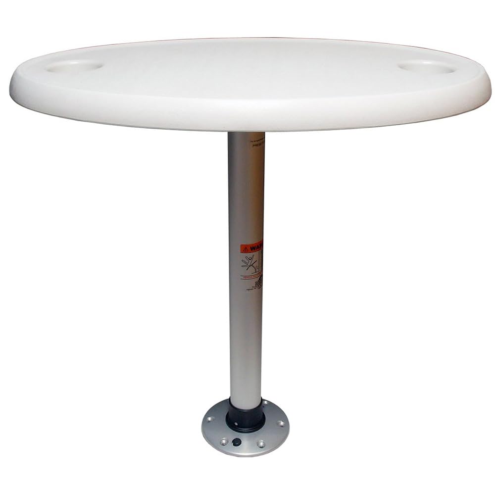 SPRINGFIELD 1690106 Springfield Marine Table Package 18X30 Oval White, Large
