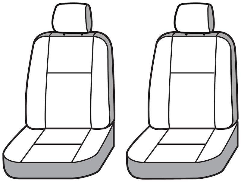 COVERCRAFT SS3473PCTN COVERCRAFT SeatSaver Front Row Polycotton Tan Tan SS3473PCTN
