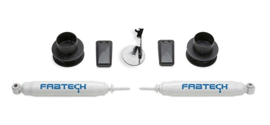 FABTECH FTS23227 Fabtech Suspension Lift Kit Coil Spacer Kit with Performance Shocks For Ram 2500