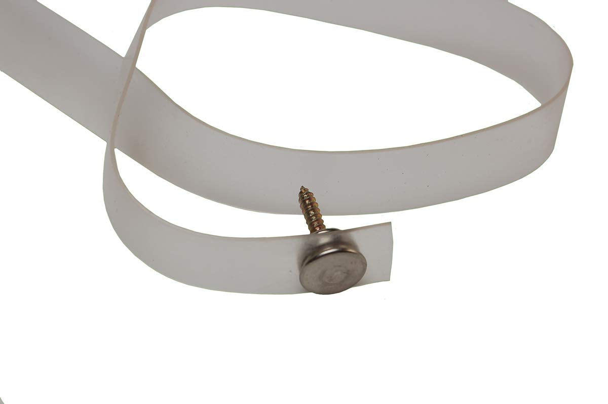 RV DESIGNER A750 RV Designer A750, Curtain Tieback, Clear Plastic, 18 inch, Window Covering