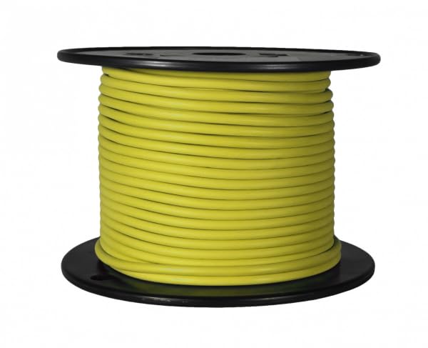 WIRTHCO 81105 WIRTHCO Battery Doctor 81105 Plastic Primary 16 Gauge Wire Single Conductor - 100', Yellow
