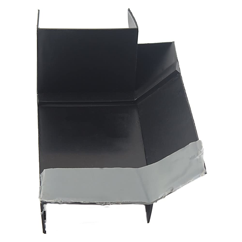 AP PRODUCTS 018-1161-LH AP Products 018-1161-LH Left Hand Notch Corner Block, Black / 4-1/2" x 2-1/2" x 2"