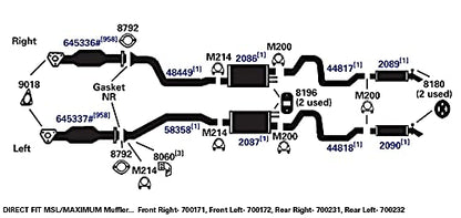 AP EXHAUST 9018 Ap Exhaust 9018 GASKET