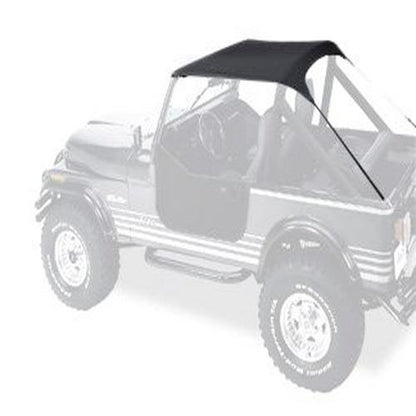BESTOP 52508-01 Bestop Traditional Bikini Black Crush 5250801 for Jeep CJ7/CJ8/YJ 1976-1991
