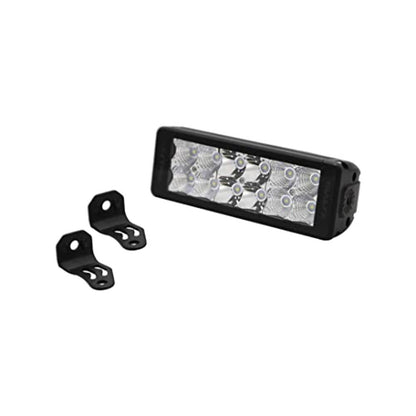 TRAILFX 6DRSCM Trailfx 6 Inch LED Light Bar Combo Spot and Flood Beam 12 OSRAM LEDs 1885 Effective Lumens Black Aluminum Housing Polycarbonate Lens Wiring Harness and Side Bottom Mount Brackets Included